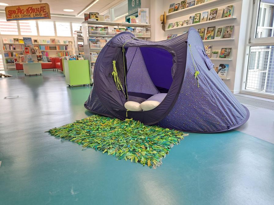 Telt på Flensborg Bibliotek